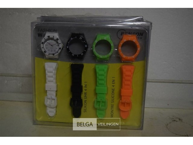 4 sets 4in 1 horloges - afbeelding 1 van  4