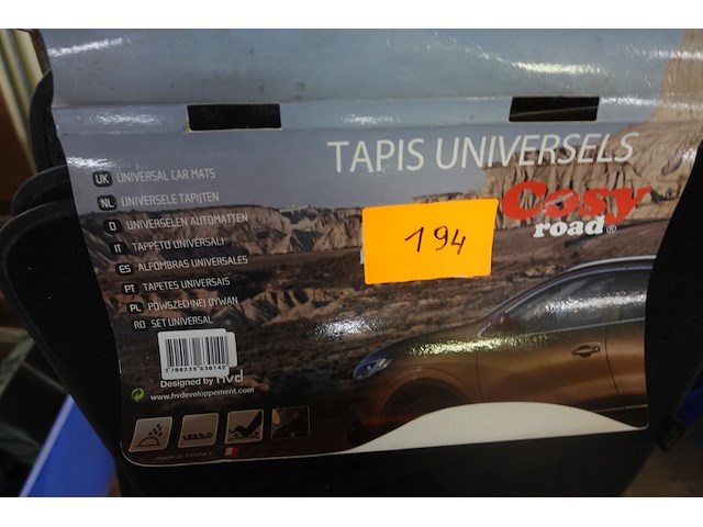 4 sets universele autotapijten - afbeelding 3 van  5