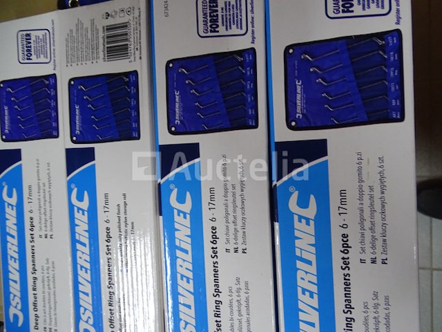 4 sets van 6 dubbele-oogsleutels met twee hoeken - afbeelding 2 van  4