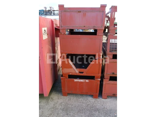 4 stapelbare metalen bakken - afbeelding 2 van  4