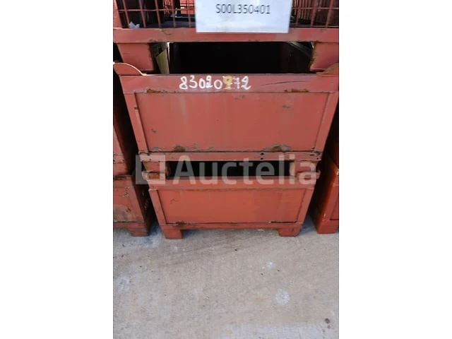 4 stapelbare metalen bakken - afbeelding 4 van  6