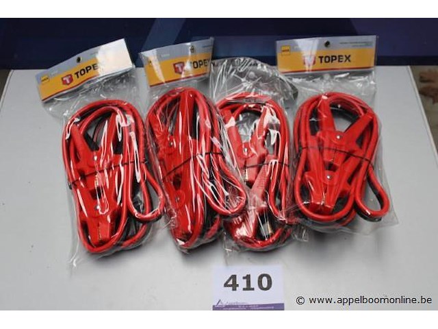 4 startkabels topex - afbeelding 1 van  2