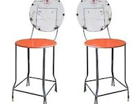 4 stoel drum met leuning - afbeelding 1 van  1