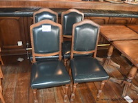 4 stoelen in skai bekleed - afbeelding 1 van  1