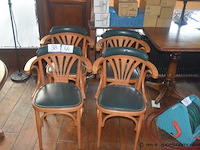 4 stoelen met armleuning - afbeelding 1 van  1