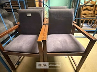 4 stoelen met armleuning - afbeelding 3 van  3