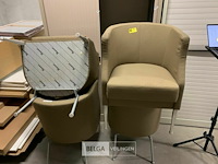 4 stoffenbureelzetels - afbeelding 1 van  2