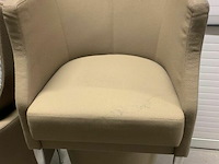 4 stoffenbureelzetels - afbeelding 2 van  2