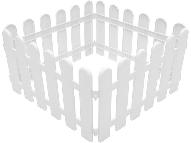 4 stuks plastic tuinhekken - afbeelding 1 van  3