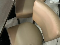 4 tafeltjes en 8 stoelen - afbeelding 2 van  2