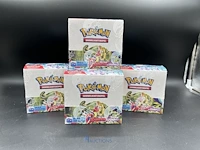 4 tcg-boosterboxen karmesin & purpur pokémon - duitstalig