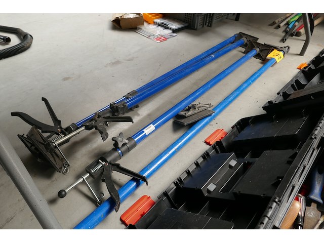 4 telescopische plafondsteunen tooland - afbeelding 1 van  4