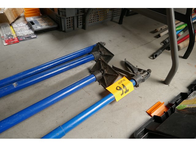 4 telescopische plafondsteunen tooland - afbeelding 2 van  4