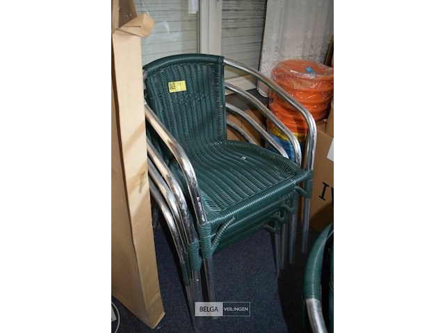 4 terrasstoelen - afbeelding 1 van  2