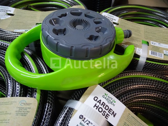 4 tuinslangen met accessoires, 9 sproeiers sproeier - afbeelding 5 van  5