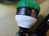 4 tuinslangen met accessoires, multi-jet verstelbare sproeibuis - afbeelding 3 van  5