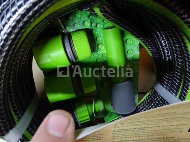 4 tuinslangen met accessoires, pulsstraal - afbeelding 4 van  7