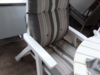 4 tuinstoelen met kussens - afbeelding 1 van  1