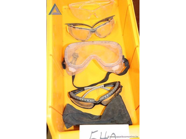 4 veiligheidsbrillen - afbeelding 1 van  2