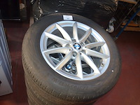4 velgen bmw met banden continental eco contact 6 225/55r17w - afbeelding 4 van  6