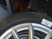4 velgen bmw met banden continental eco contact 6 225/55r17w - afbeelding 5 van  6