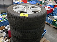 4 velgen met banden - afbeelding 1 van  4