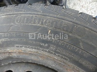 4 velggemonteerde banden voor vw combi continental 205/65r16c 107/105t (winter) - afbeelding 5 van  9