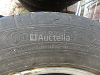 4 velggemonteerde banden voor vw combi continental 205/65r16c 107/105t (zomer) - afbeelding 5 van  9