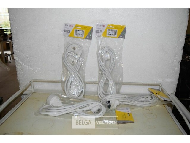 4 verlengsnoeren 3m - afbeelding 1 van  3