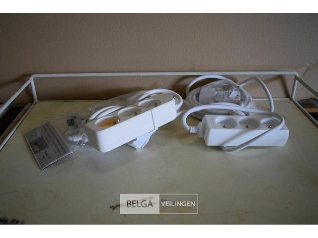 4 verlengsnoeren div. maten - afbeelding 1 van  4