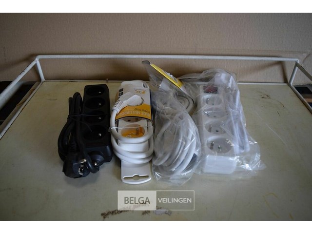 4 verlengsnoeren div. maten - afbeelding 1 van  3