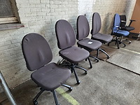 4 verrijdbare typistestoelen sedus - afbeelding 2 van  6