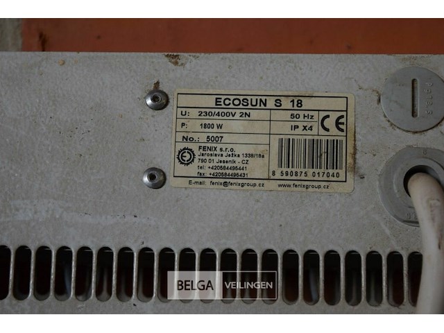 4 verwarmingen 150x25x6cm - afbeelding 4 van  4