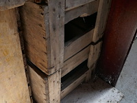 4 vintage houten kratten - afbeelding 3 van  4