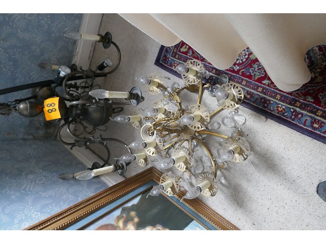 4 vintage kroonluchters - afbeelding 1 van  6
