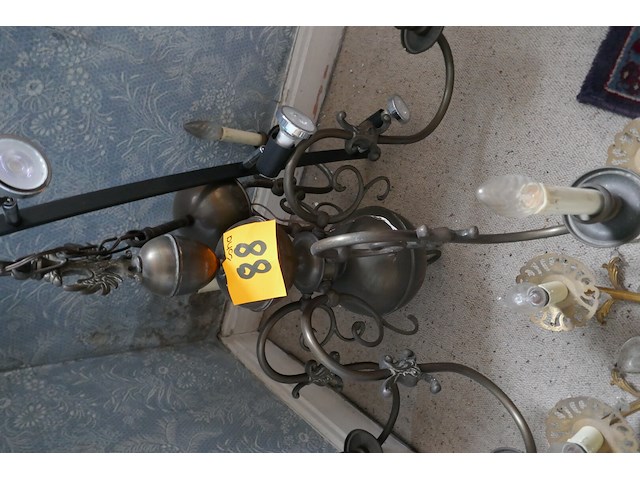 4 vintage kroonluchters - afbeelding 2 van  6
