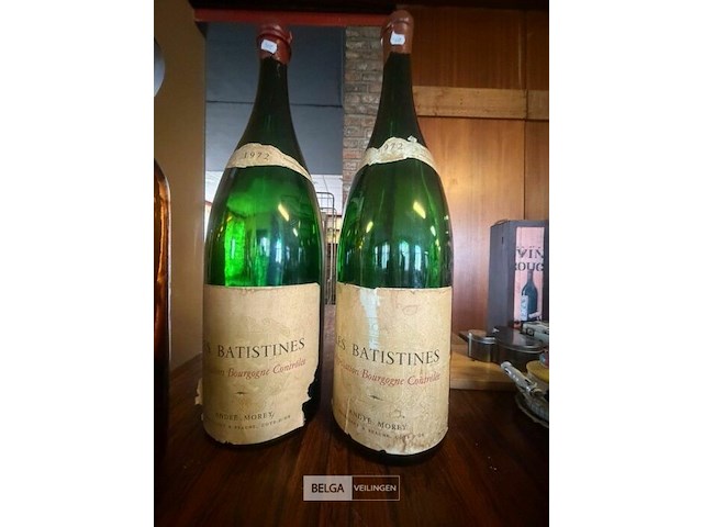 4 vintage wijnflessen - afbeelding 2 van  8