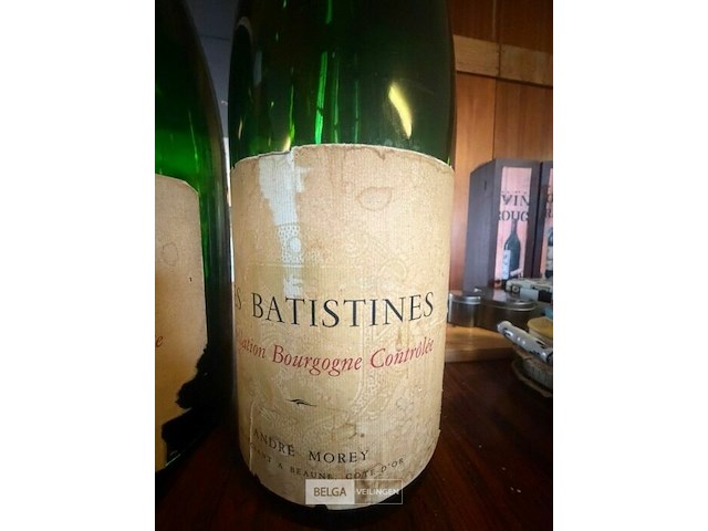 4 vintage wijnflessen - afbeelding 3 van  8