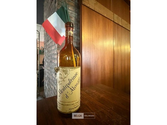 4 vintage wijnflessen - afbeelding 6 van  8