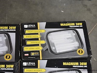 4 werflampen lena magnum 36w, werking niet gekend - afbeelding 1 van  3