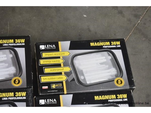 4 werflampen lena magnum 36w, werking niet gekend - afbeelding 2 van  2