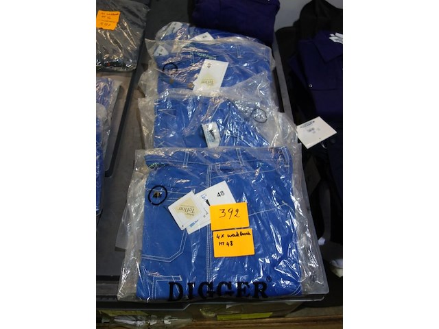 4 werkbroeken - maat 48 - afbeelding 1 van  1