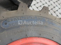 4 wielen voor bobcat-lader met landbouwband - afbeelding 5 van  7