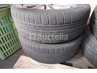 4 winterbanden op aluminium velgen pirelli sottozero 235/55 r18 - afbeelding 1 van  10