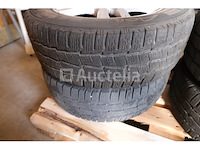 4 winterbanden op michelin agilis alpin 205/65 r16c aluminium velgen - afbeelding 2 van  12