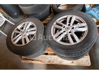 4 winterbanden op michelin agilis alpin 205/65 r16c aluminium velgen - afbeelding 4 van  12