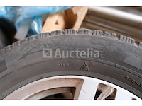 4 winterbanden op michelin agilis alpin 205/65 r16c aluminium velgen - afbeelding 7 van  12