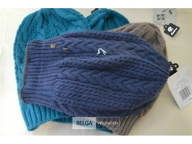 4 wintermutsen div. kleuren - afbeelding 2 van  4