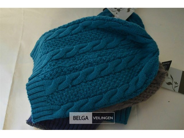 4 wintermutsen div. kleuren - afbeelding 4 van  4