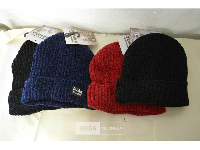 4 wintermutsen div. kleuren - afbeelding 1 van  3